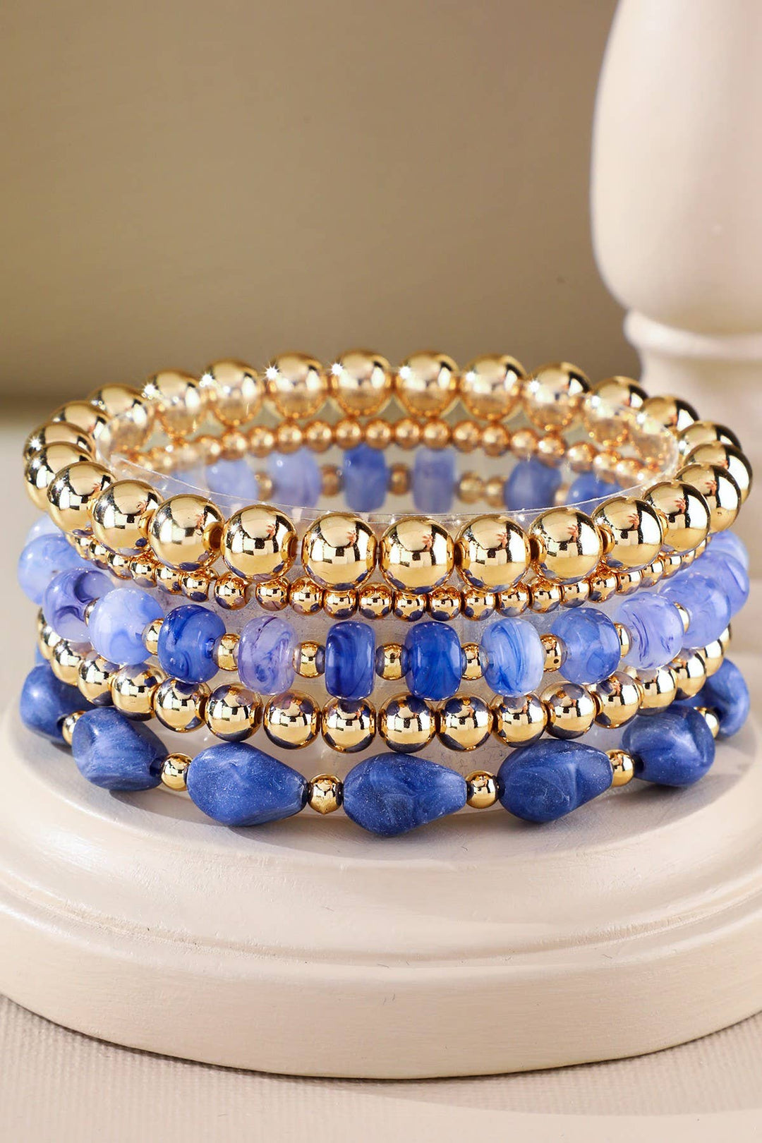5-1 Stretch Beaded Bracelet set