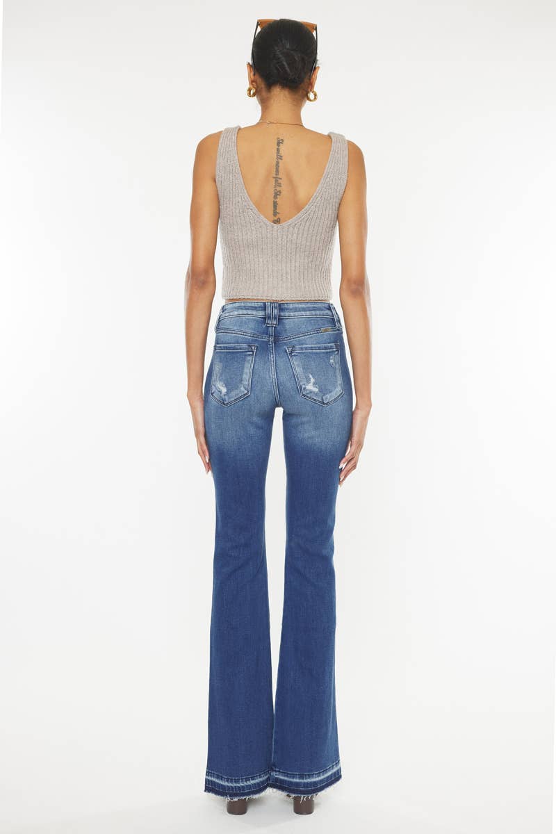 Kelsea Contrast Side Panel Flares