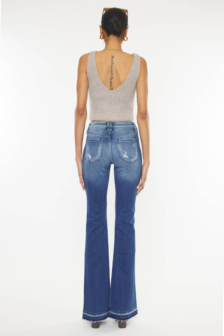 Kelsea Contrast Side Panel Flares
