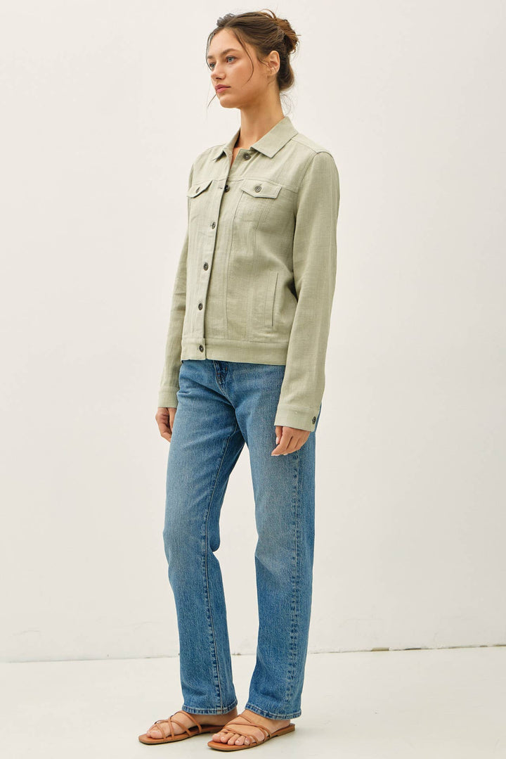 Shelby Lightweight Button Up Jacket