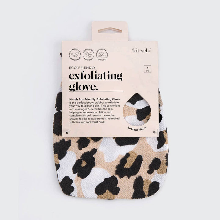 Exfoliating Glove - Leopard