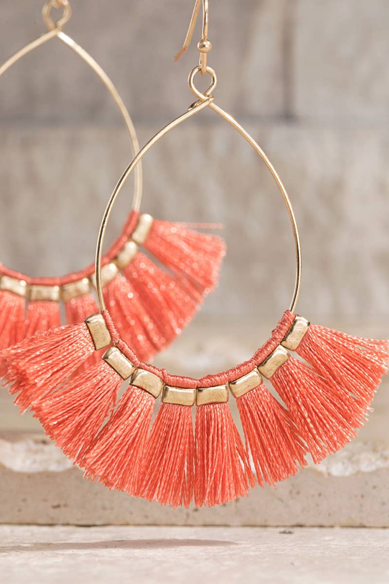 Fine Thread Fish Hook Earrings