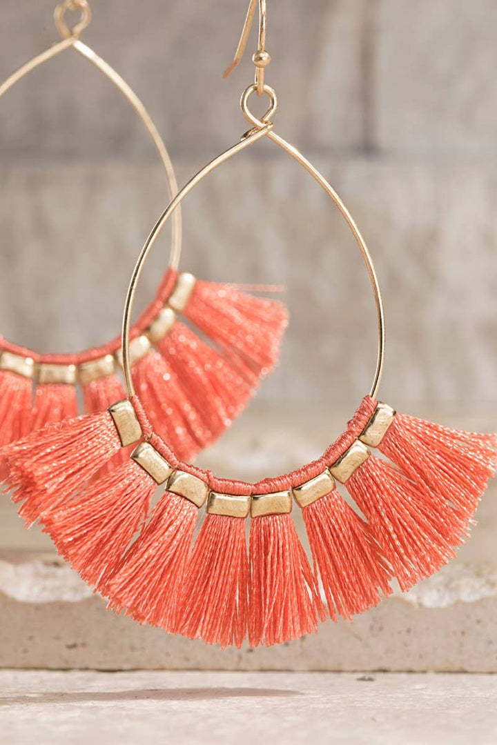Fine Thread Fish Hook Earrings