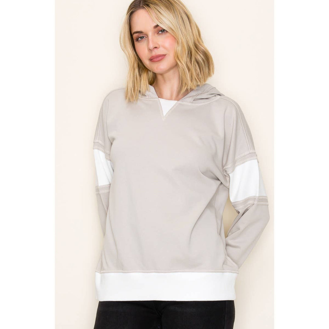 Jenny Contrast Hoodie