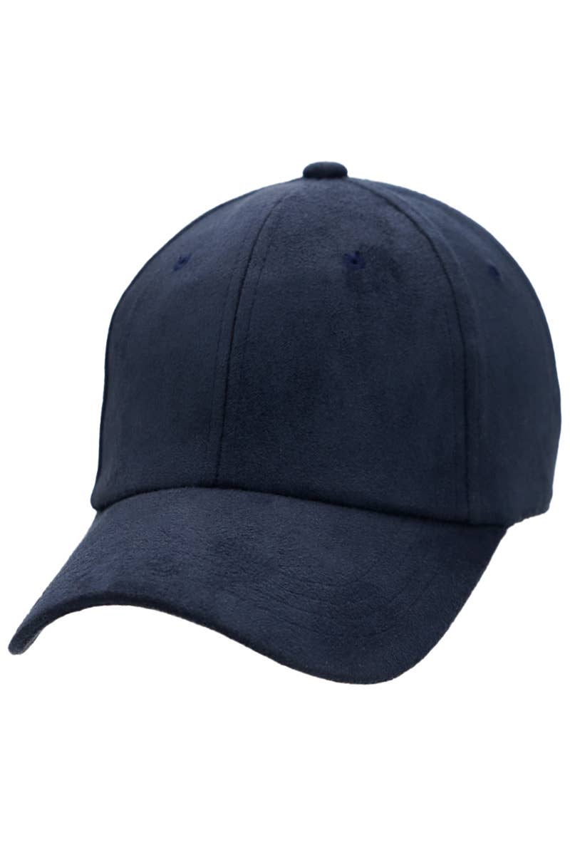 Suede Baseball Cap