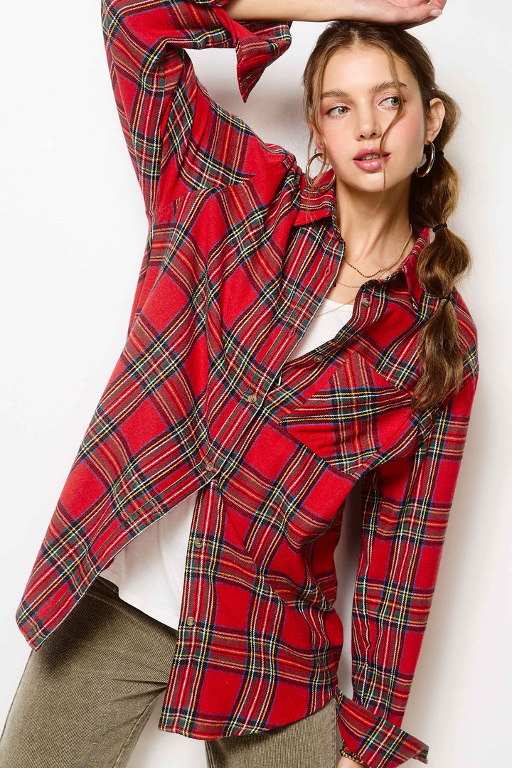 Shelly Plaid Shirts