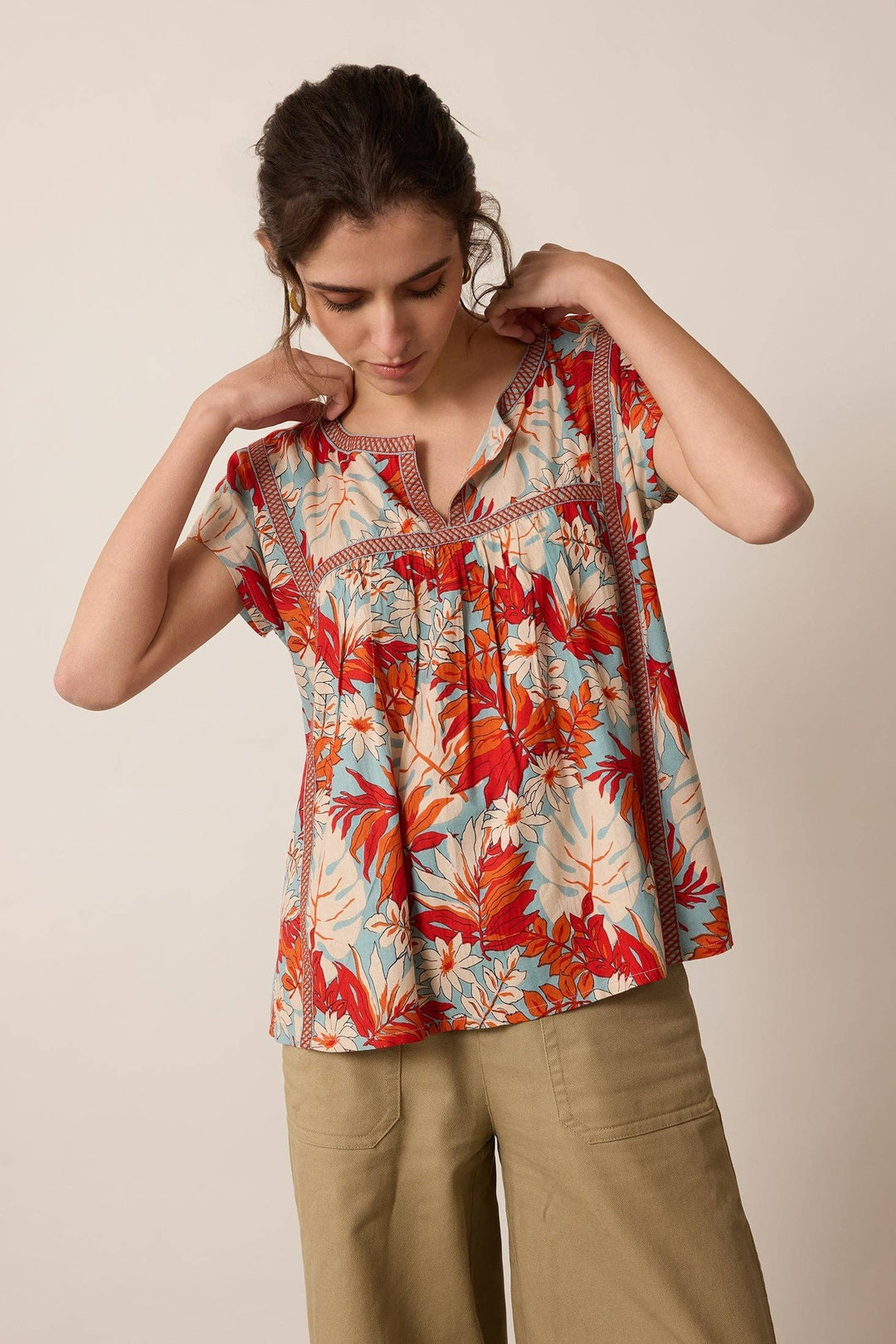 Posey Floral Print Top