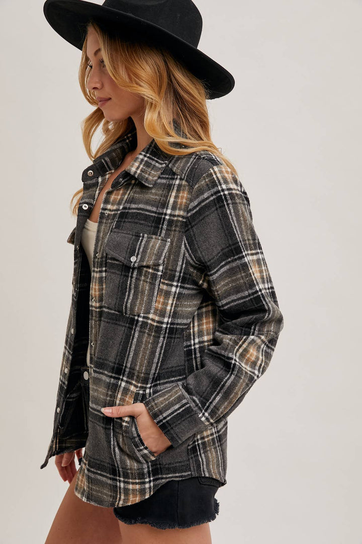 Bri Plaid Button Down