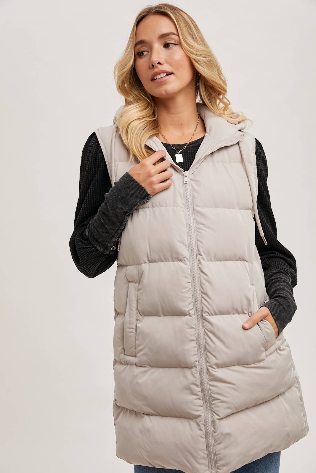 Margo Longline Puffer Vest