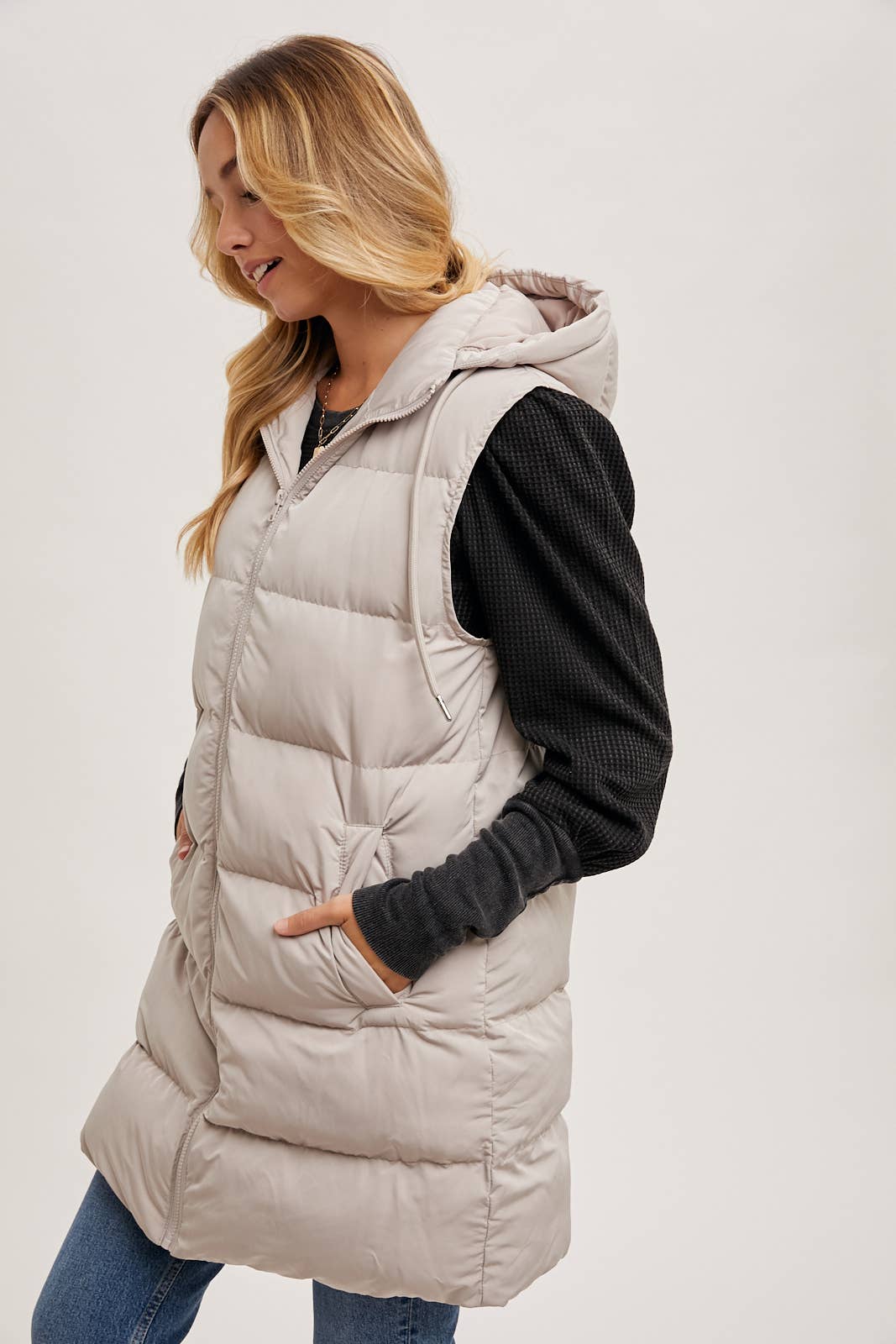 Margo Longline Puffer Vest