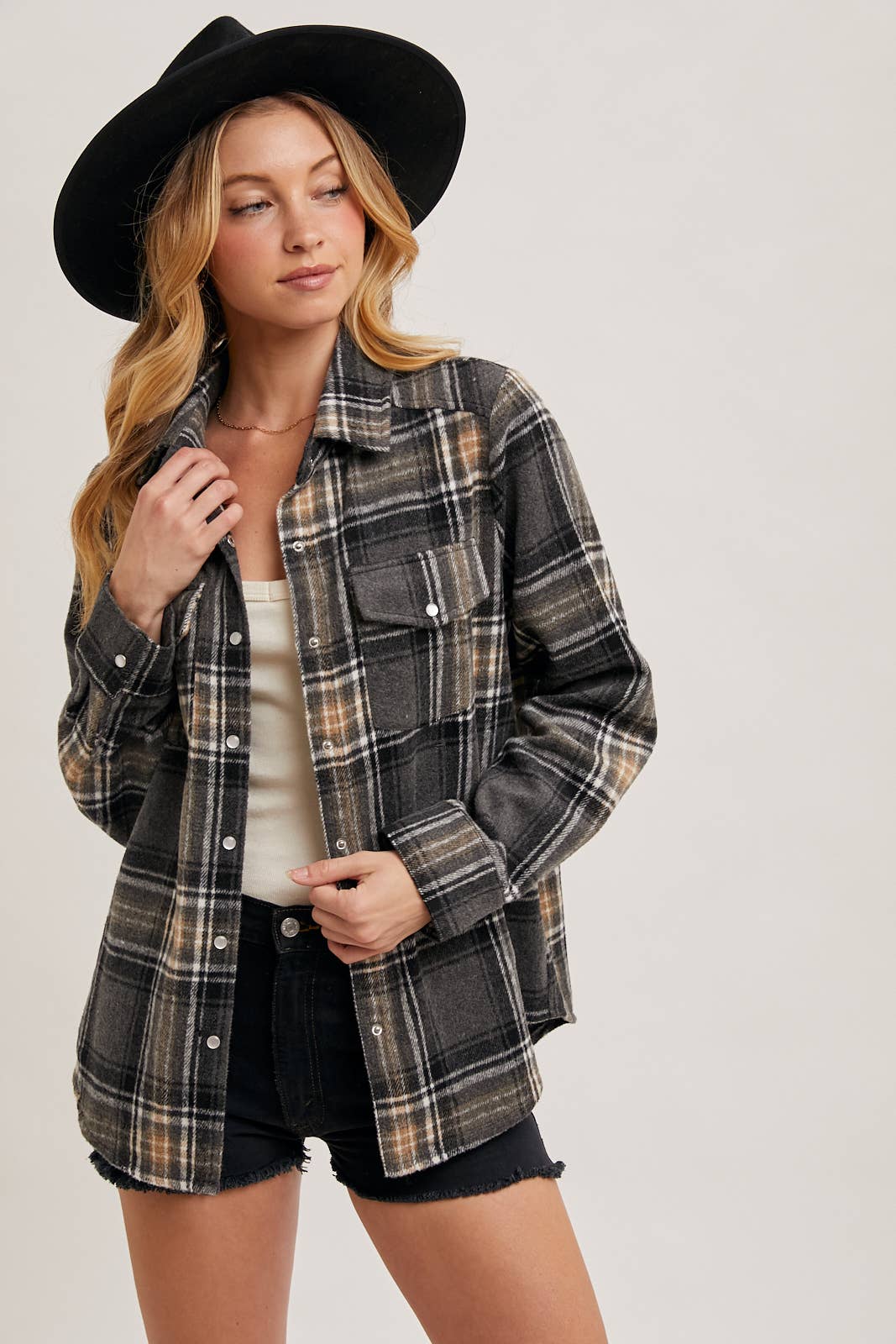 Bri Plaid Button Down
