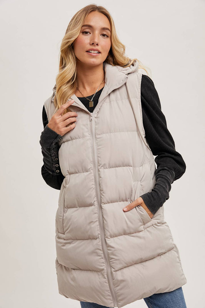 Margo Longline Puffer Vest