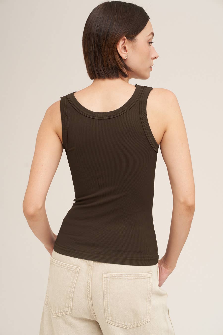 NS8216 - Reversible Ribbed Tank Top