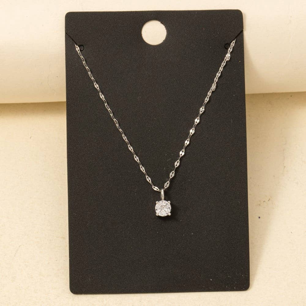 Gem Pendant Necklace