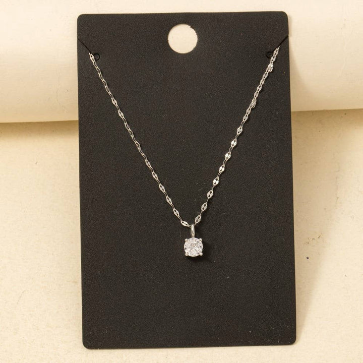 Gem Pendant Necklace