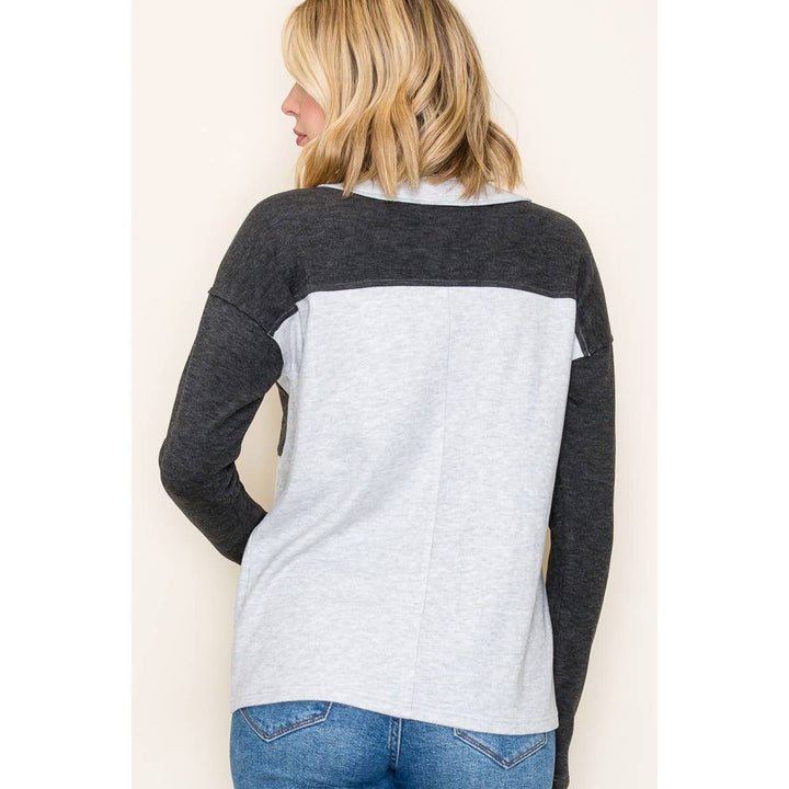 Gia Color Block Top