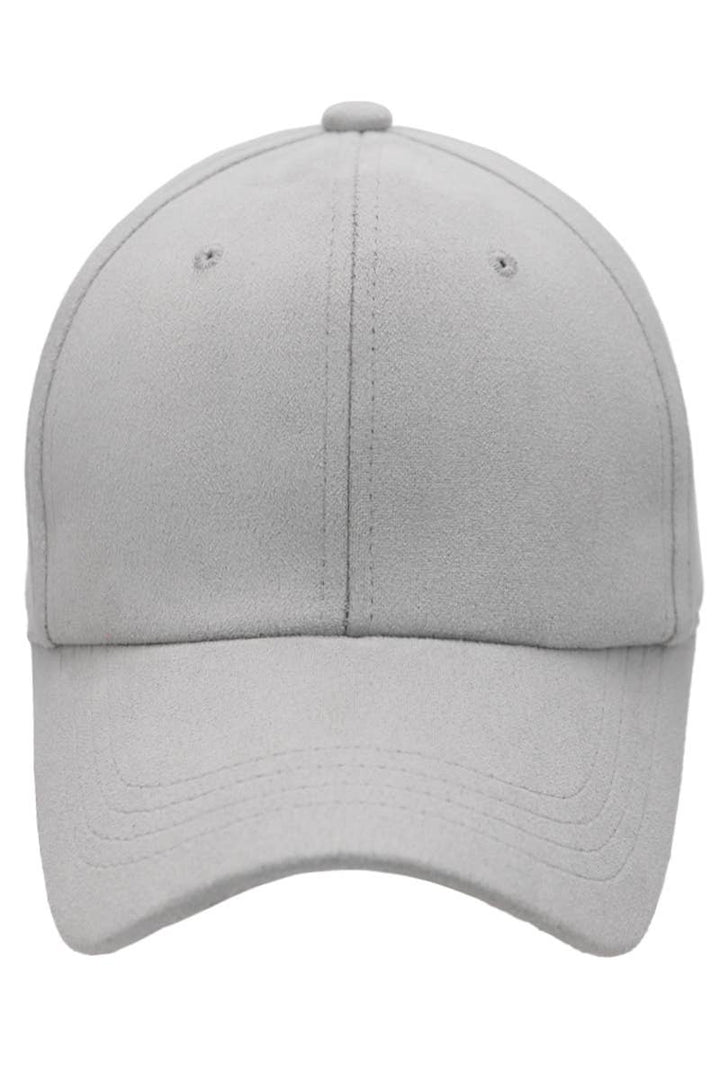 Suede Baseball Cap