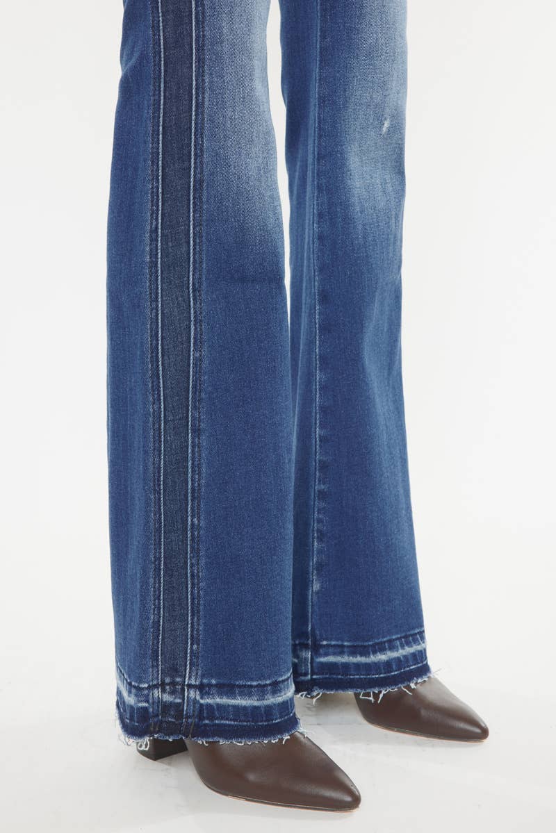 Kelsea Contrast Side Panel Flares