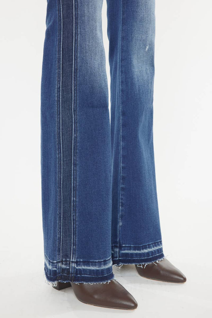 Kelsea Contrast Side Panel Flares