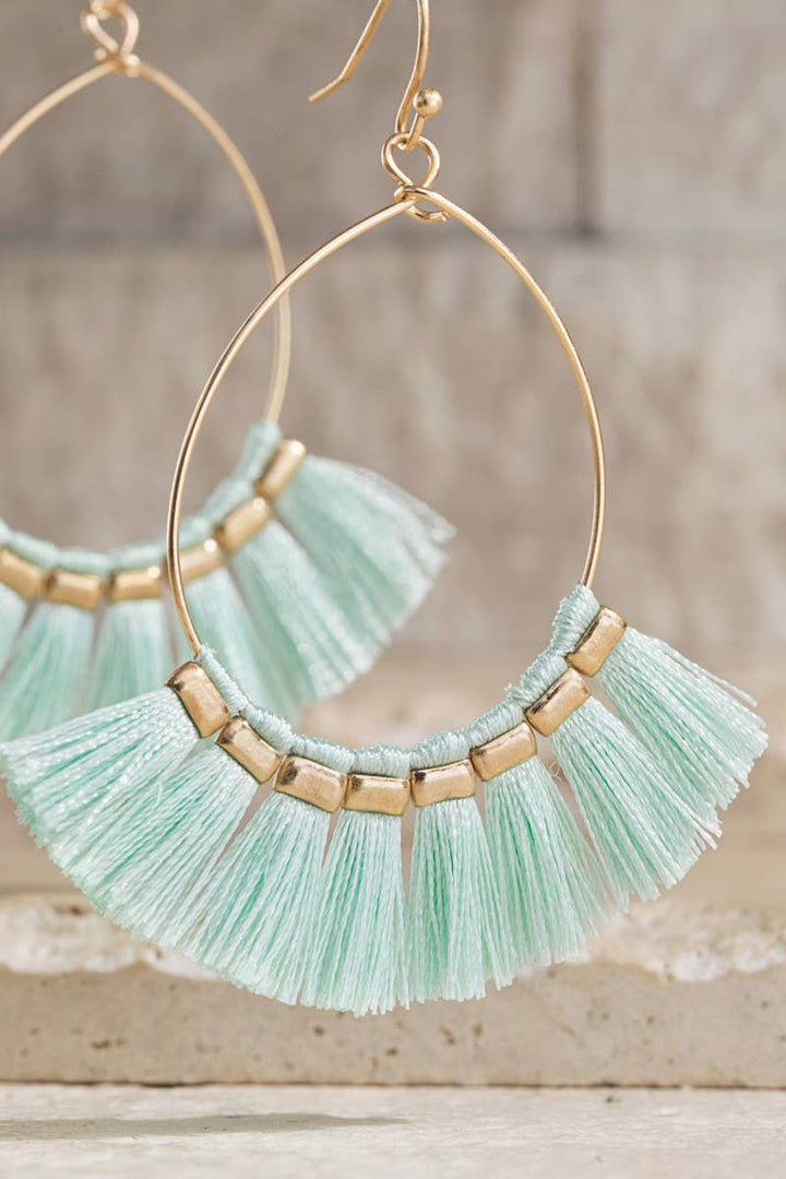 Fine Thread Fish Hook Earrings