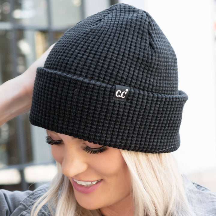 CC Waffle Knit Beanie