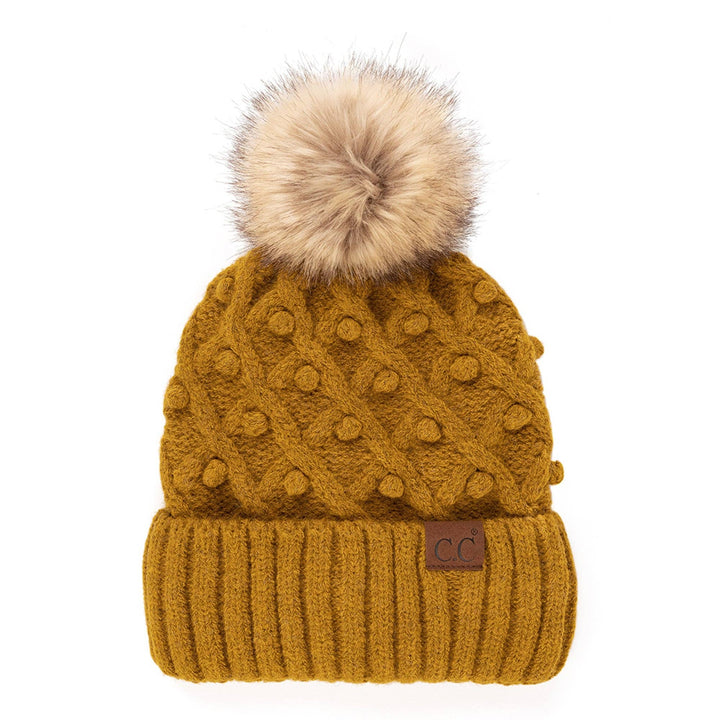 CC Crafted Pom Detail Beanie