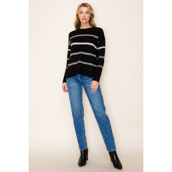 Becky Striped Pullover Sweater