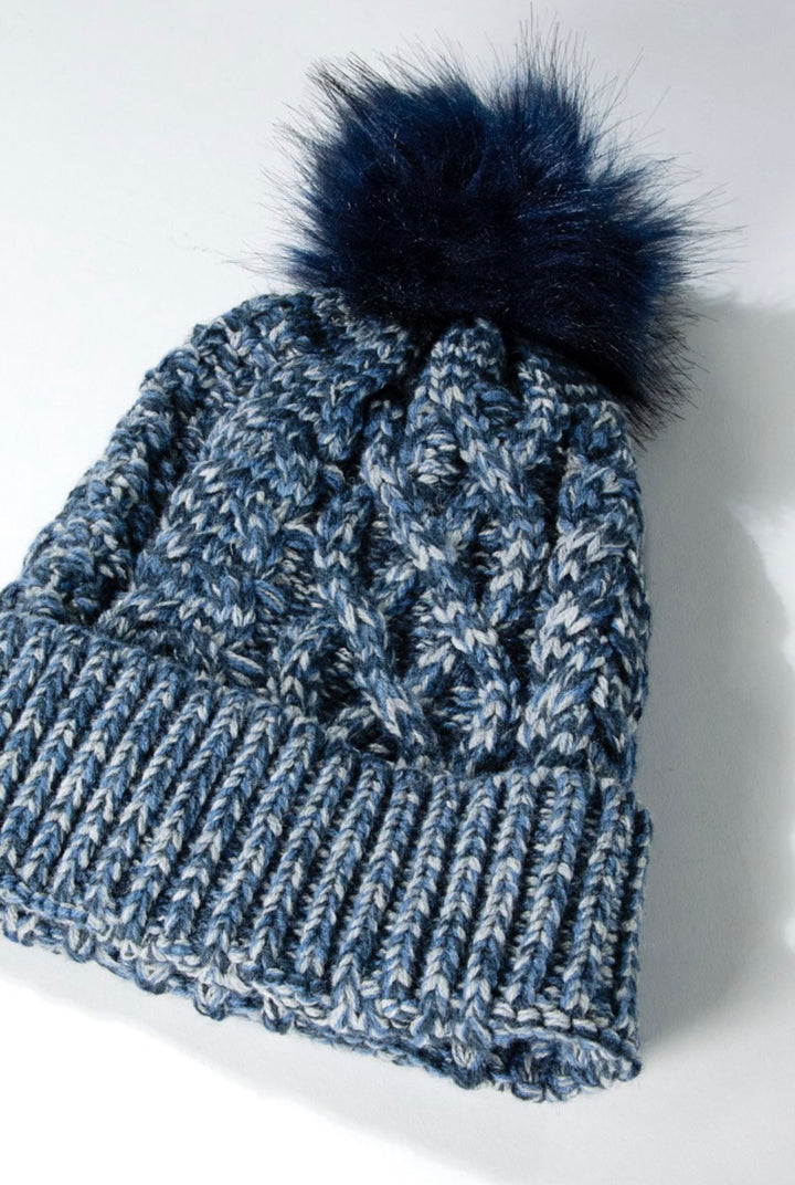 Pom Pom Knit Beanie