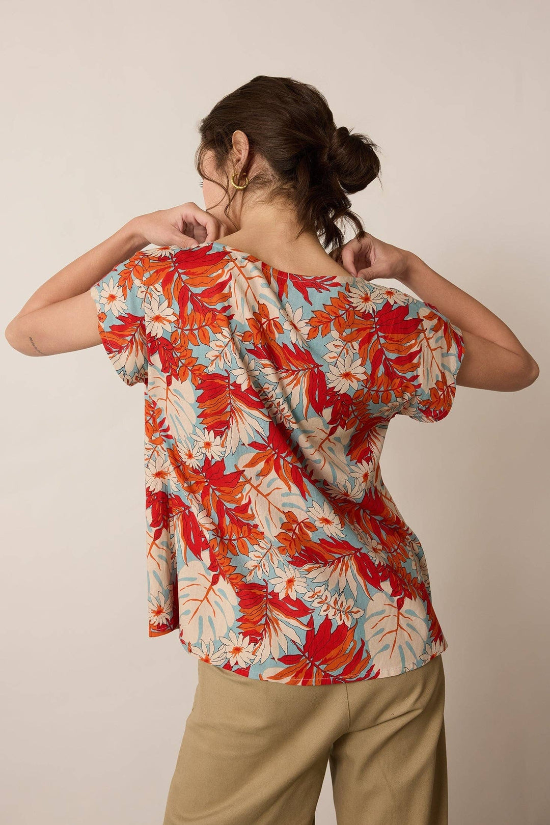 Posey Floral Print Top