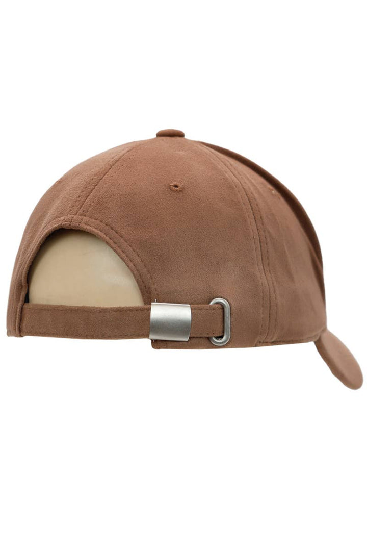 Suede Baseball Cap