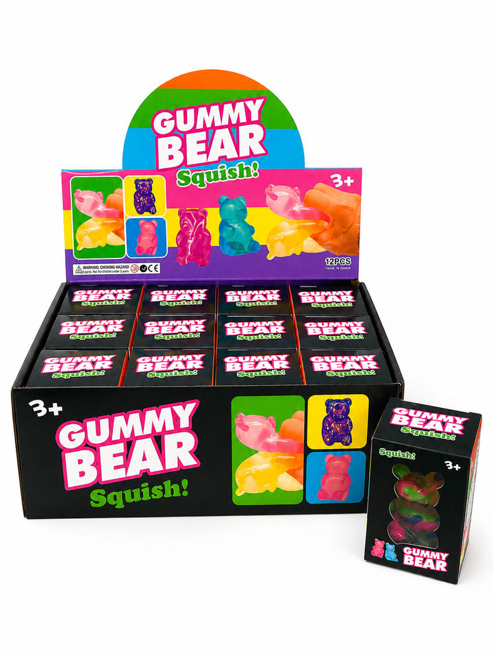 Gummy Bear Squish! – 3” Assorted Colors MSND11