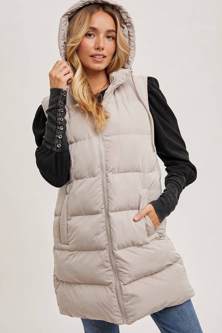 Margo Longline Puffer Vest