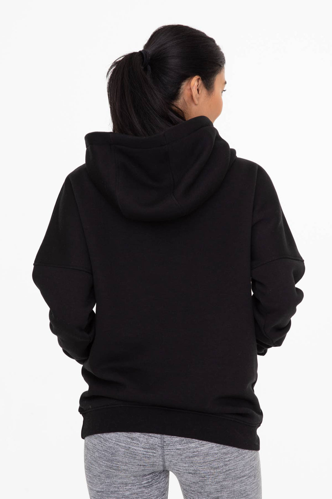 Longline Fleece Hoodie