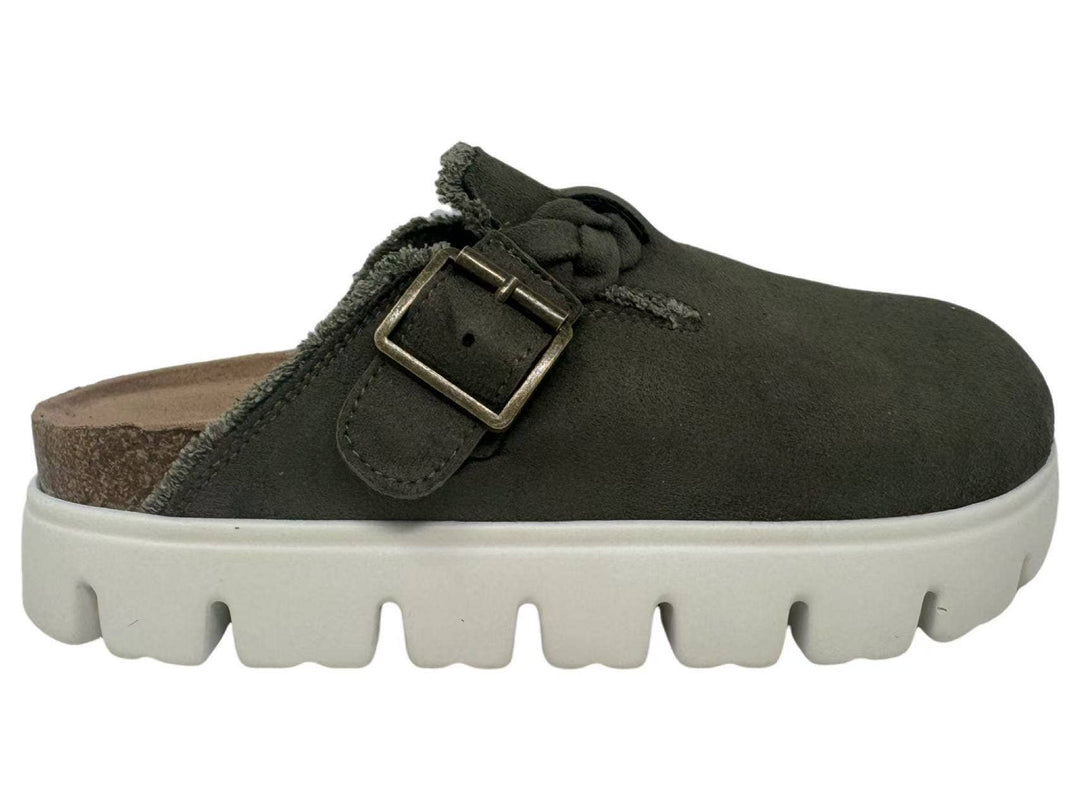 Cali Very G's Women Slip on Fun Platform Mule VGFL0090