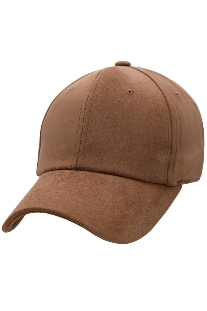 Suede Baseball Cap