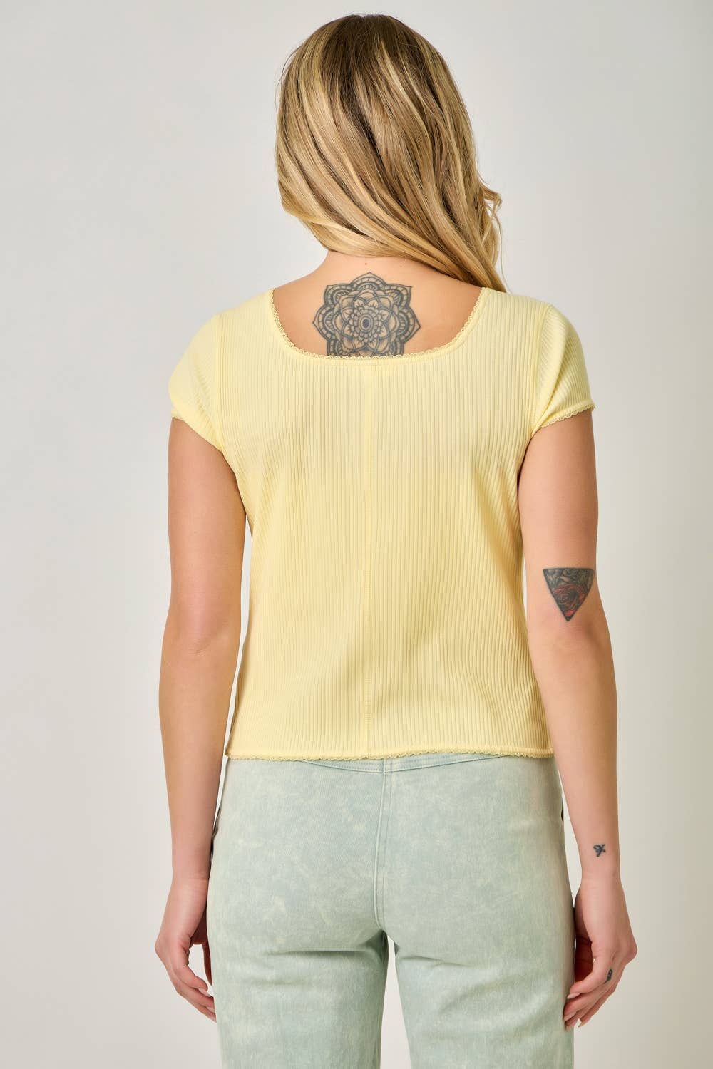 Lace Trim Cardigan Top