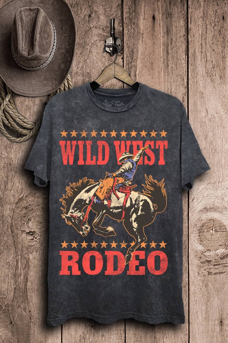 Wild West Rodeo Graphic Top