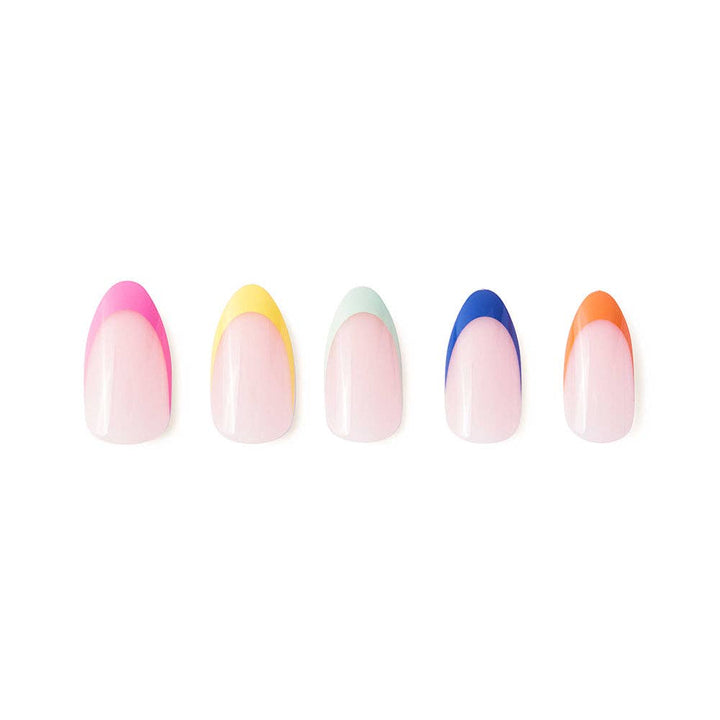Sprinkles Press-On Nails | Short Almond | Bright Multicolor