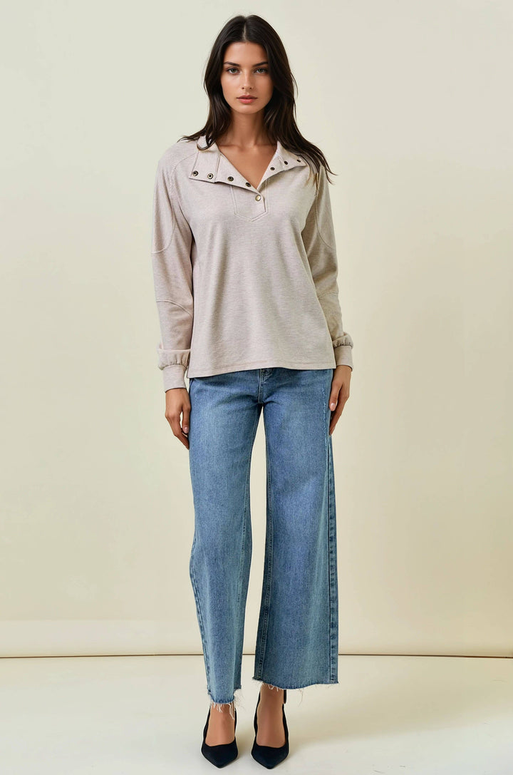 Kennedy Half Snap Sweatshirt