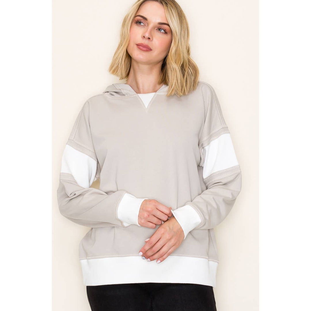 Jenny Contrast Hoodie
