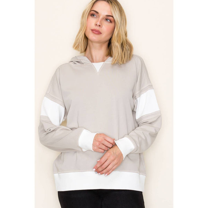 Jenny Contrast Hoodie