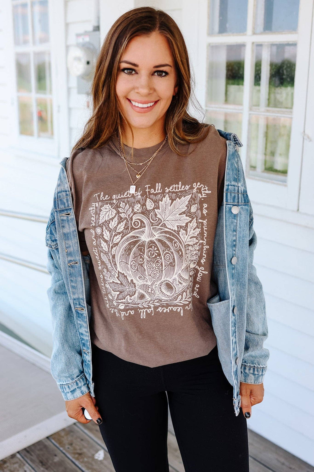 The Quiet of Fall Graphic Tee - Multiple Colors