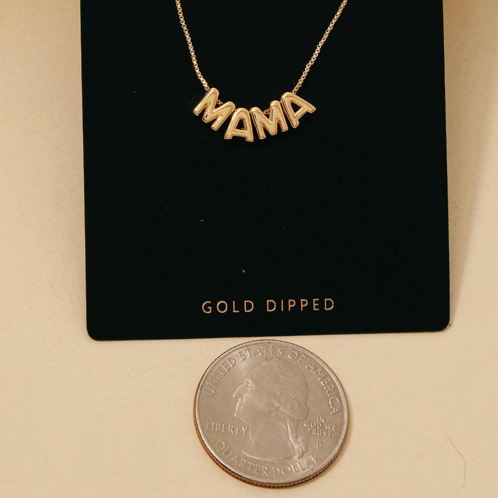 Mama Letters Chain Necklace