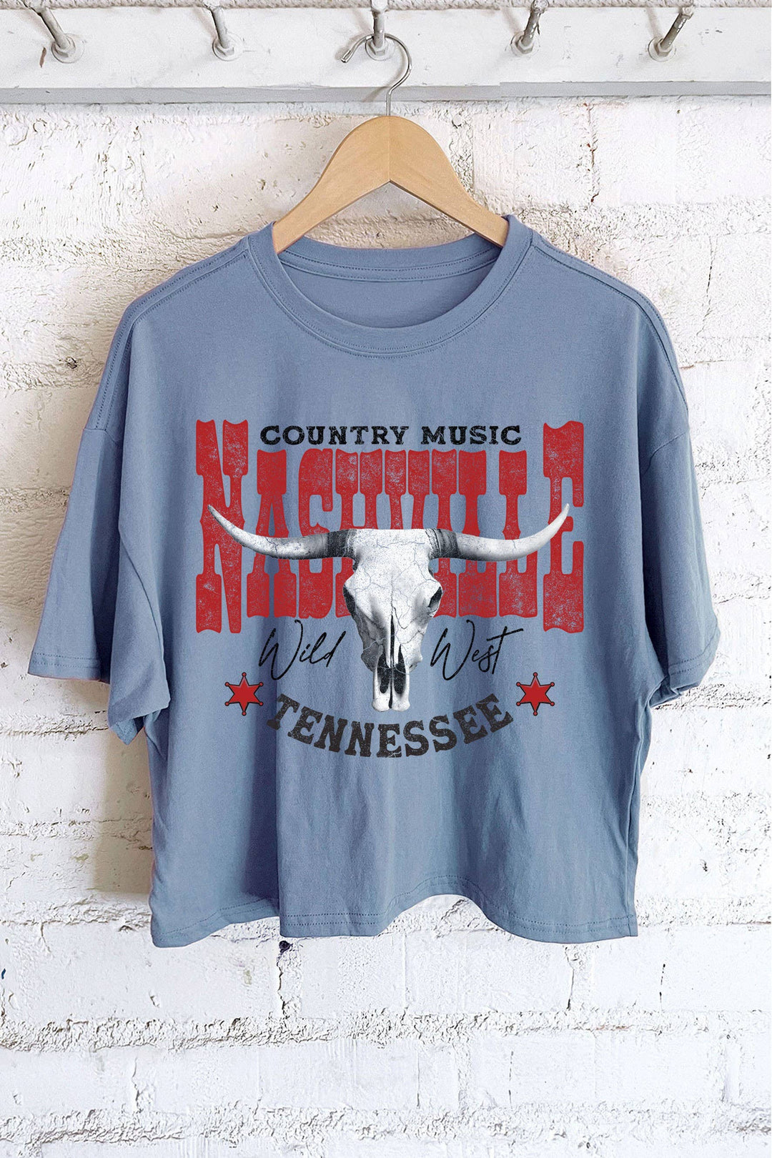 Nashville Cropped Graphic Tee