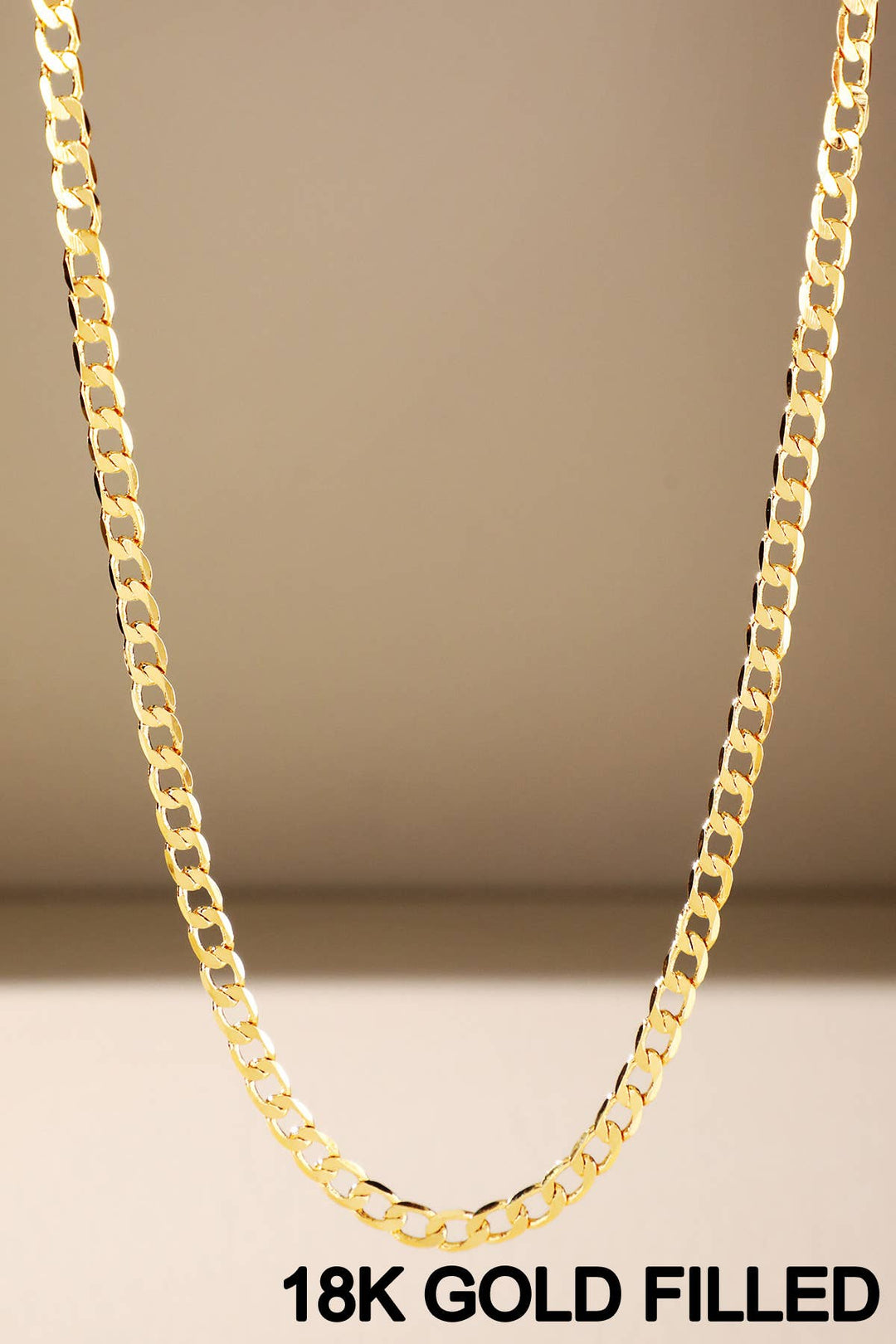 Elegant Curb Chain Necklace