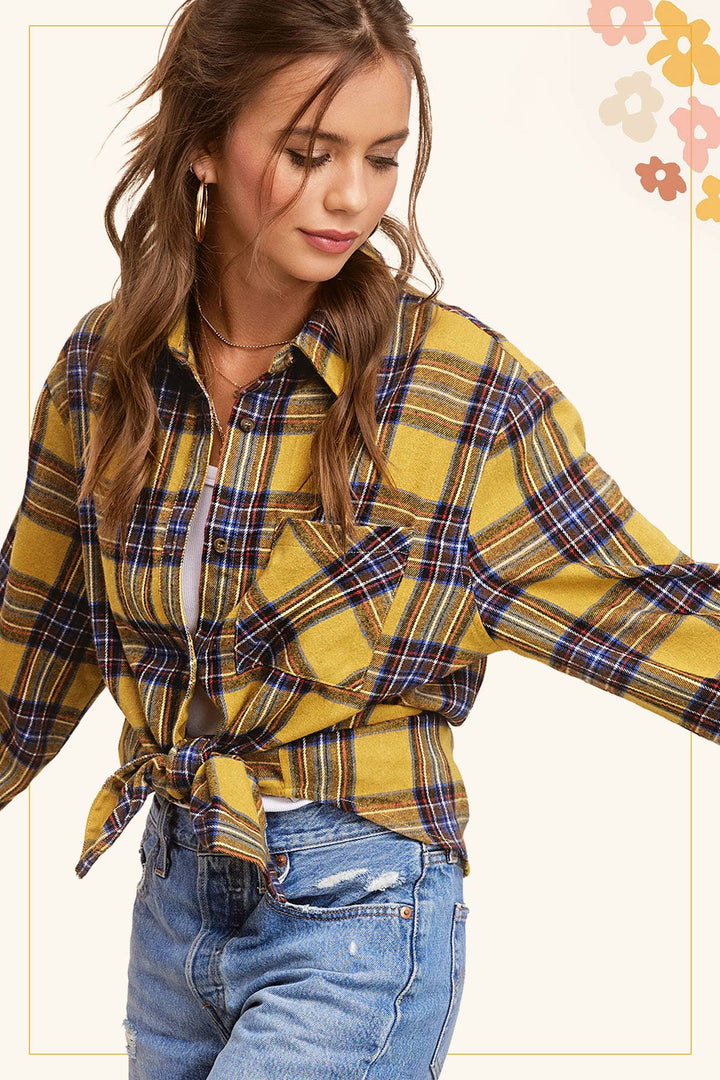 Shelly Plaid Shirts