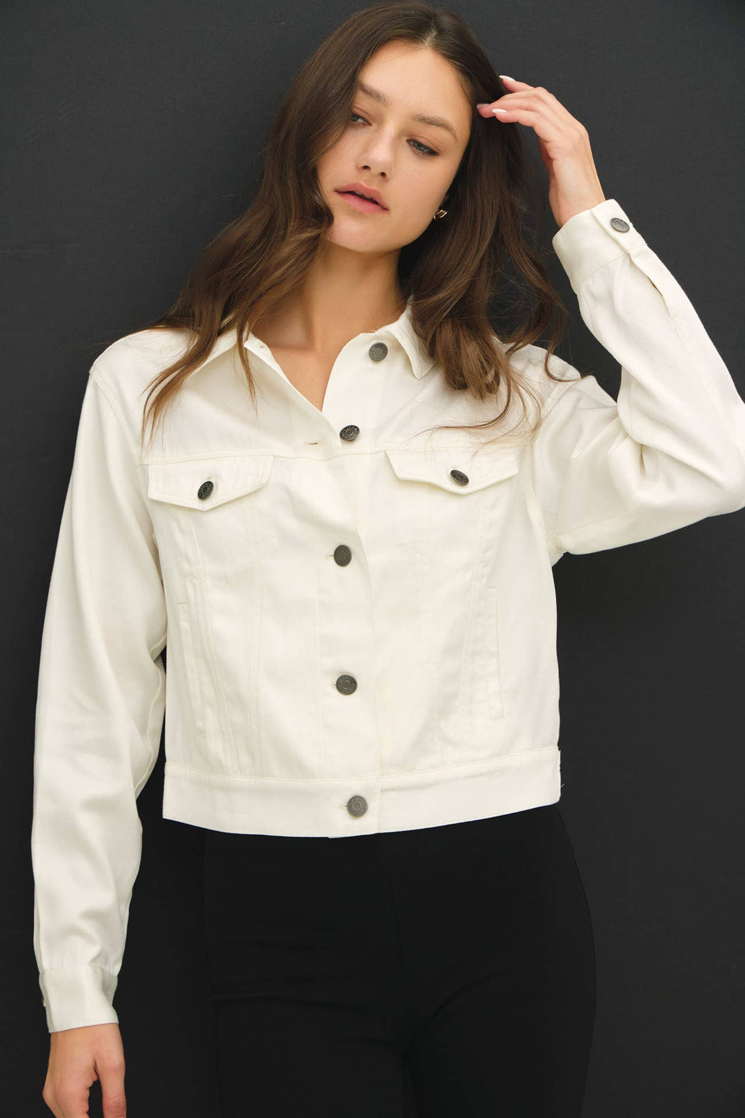 Garment Washed Tencel Jacket