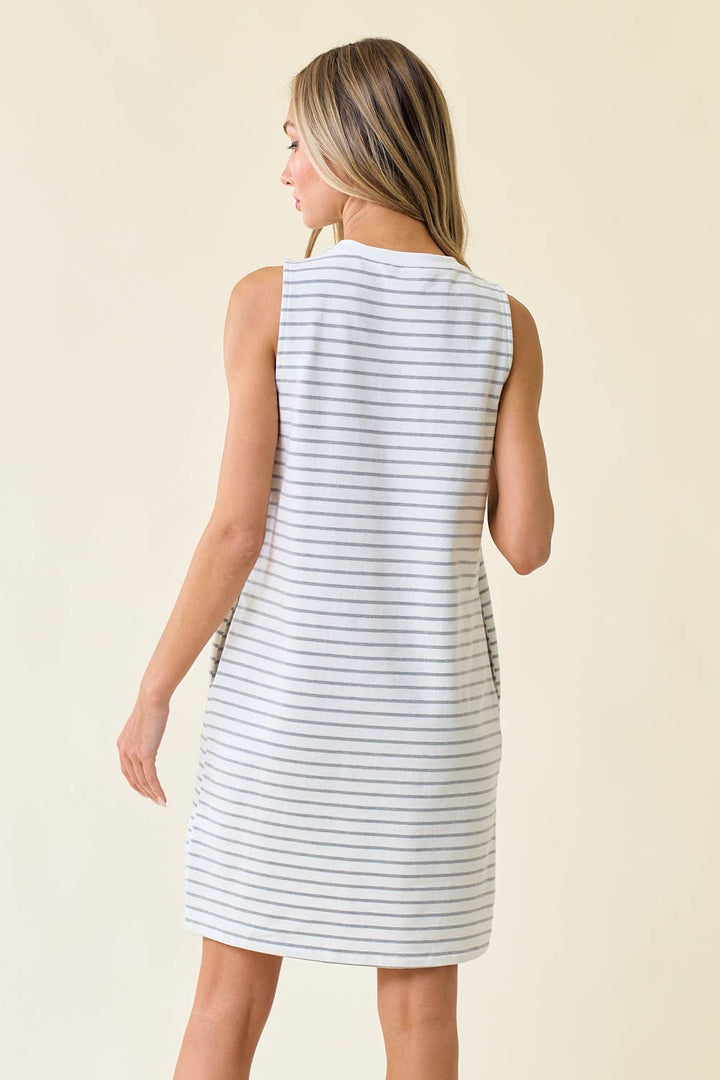 Heather Striped Dress