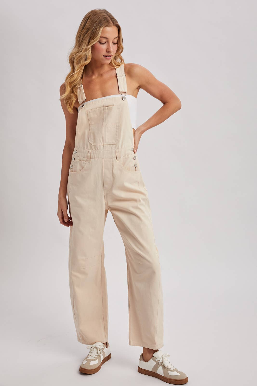BARREL OVERALLS JUMPSUIT