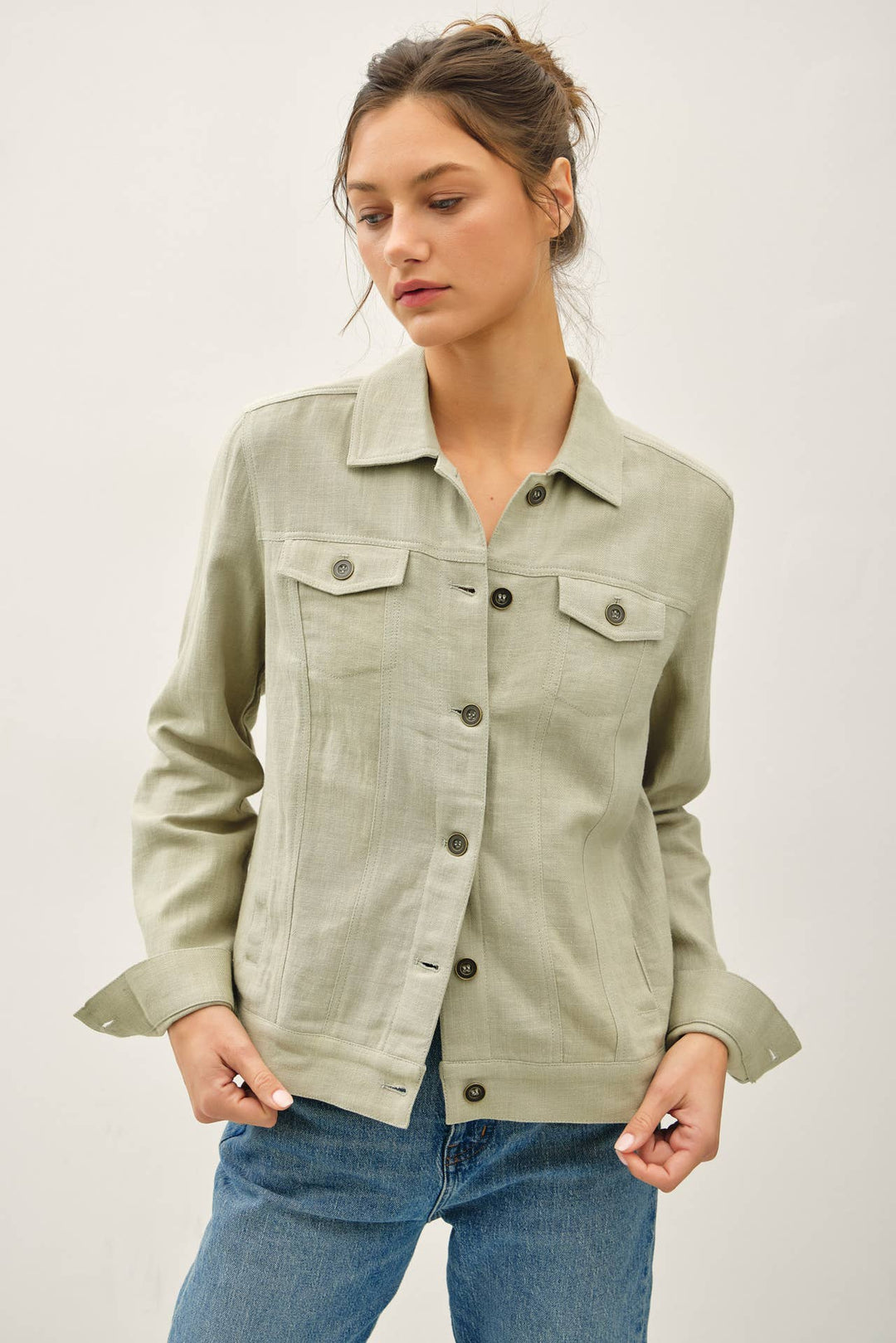 Shelby Lightweight Button Up Jacket